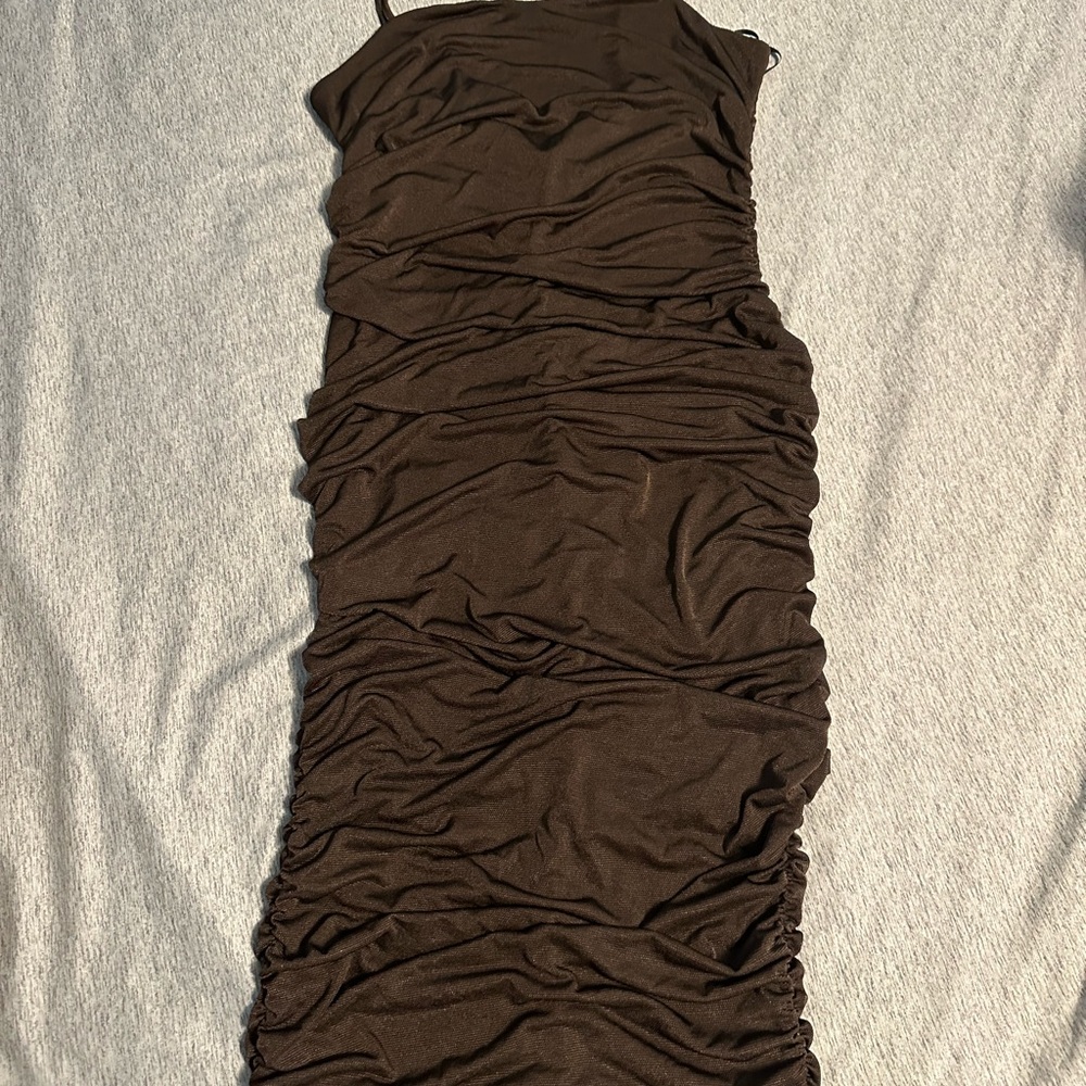 SHEIN Chocolate Brown Dress plus size 2XL